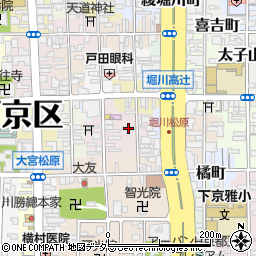京都エレベータ周辺の地図
