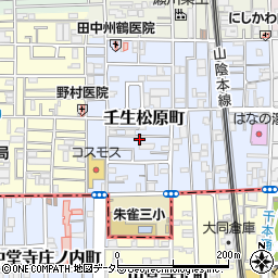 京都府京都市中京区壬生松原町44周辺の地図
