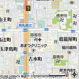 京都府京都市下京区因幡堂町702周辺の地図