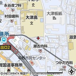 滋賀県大津市馬場3丁目4-15周辺の地図