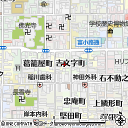 京都府京都市下京区吉文字町438周辺の地図
