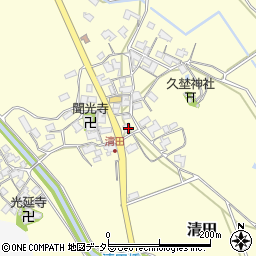 滋賀県蒲生郡日野町清田818周辺の地図