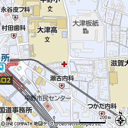 滋賀県大津市馬場3丁目4-13周辺の地図
