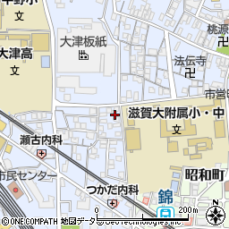 滋賀県大津市馬場3丁目7-15周辺の地図