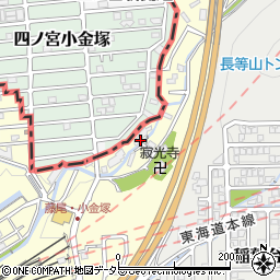 滋賀県大津市藤尾奥町14周辺の地図