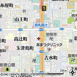 株式会社京都銀行　本店周辺の地図