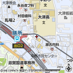 滋賀県大津市馬場2丁目10-20周辺の地図