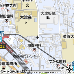 滋賀県大津市馬場3丁目4-12周辺の地図
