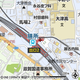滋賀県大津市馬場2丁目11-1周辺の地図