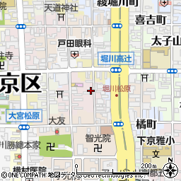京都府京都市下京区吉文字町456周辺の地図