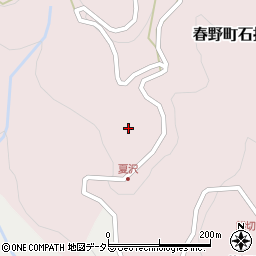 静岡県浜松市天竜区春野町石打松下308周辺の地図