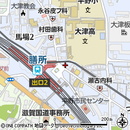 滋賀県大津市馬場2丁目10-22周辺の地図