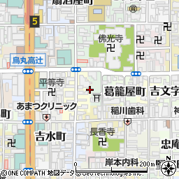 京都府京都市下京区燈籠町536周辺の地図