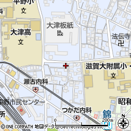 滋賀県大津市馬場3丁目6-20周辺の地図
