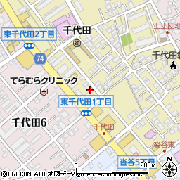 萩原商会周辺の地図