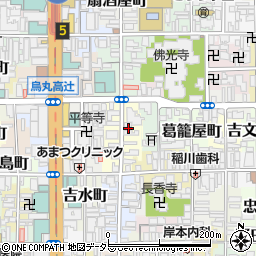 京都府京都市下京区燈籠町周辺の地図