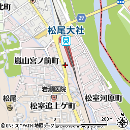 コンセプト松尾大社駅前パーキング周辺の地図
