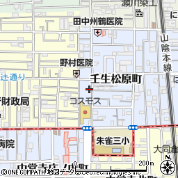 京都府京都市中京区壬生松原町61-15周辺の地図