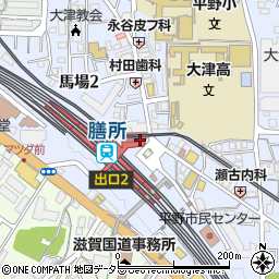 滋賀県大津市馬場2丁目11-6周辺の地図