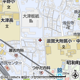 滋賀県大津市馬場3丁目7-10周辺の地図