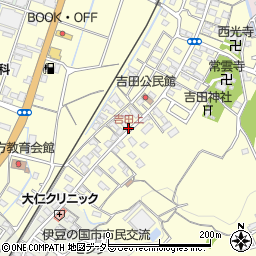 吉田上周辺の地図