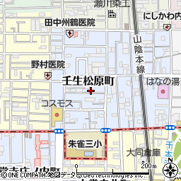 京都府京都市中京区壬生松原町45周辺の地図