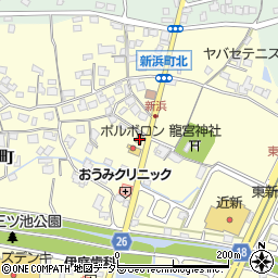 滋賀県草津市新浜町78-2周辺の地図