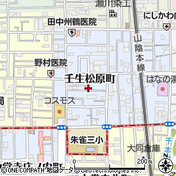 京都府京都市中京区壬生松原町45-13周辺の地図