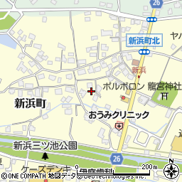 滋賀県草津市新浜町109周辺の地図