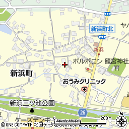 滋賀県草津市新浜町109周辺の地図