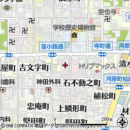 リーガル京都河原町四条南周辺の地図