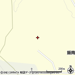 飯南町農産物加工施設周辺の地図