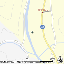 愛知県新城市副川川端周辺の地図