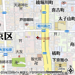 京都府京都市下京区吉文字町450周辺の地図
