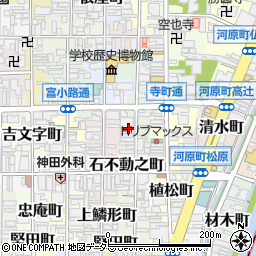 京都府京都市下京区桝屋町周辺の地図