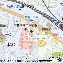 滋賀トヨタ自動車本社周辺の地図