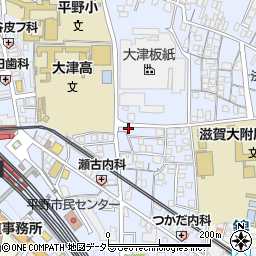 滋賀県大津市馬場3丁目6-5周辺の地図