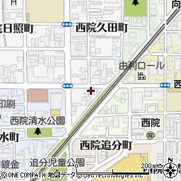 ＊右京区西院久田町131[河村]ガレージ周辺の地図