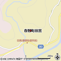 静岡県浜松市天竜区春野町田黒95周辺の地図