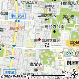 祇園 にしかわ周辺の地図