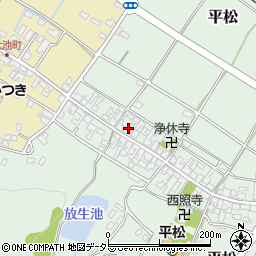 滋賀県湖南市平松475周辺の地図
