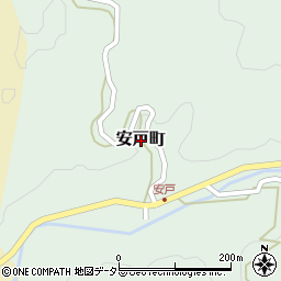 愛知県岡崎市安戸町周辺の地図