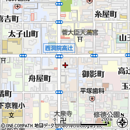 京都府京都市下京区堀之内町周辺の地図