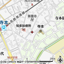 愛知県知多市八幡荒古前25周辺の地図