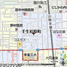 京都府京都市中京区壬生松原町46周辺の地図