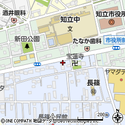 愛知県知立市長篠町新田東49周辺の地図