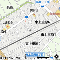 長篠公園周辺の地図