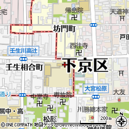 京都府京都市中京区壬生相合町1周辺の地図