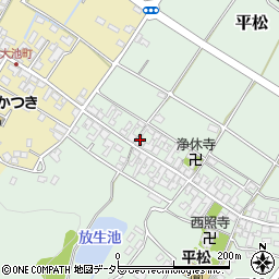 滋賀県湖南市平松476周辺の地図