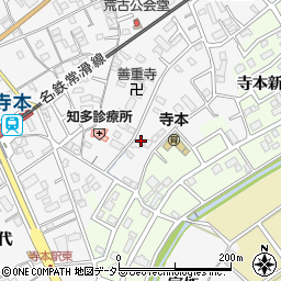 愛知県知多市八幡荒古前26周辺の地図